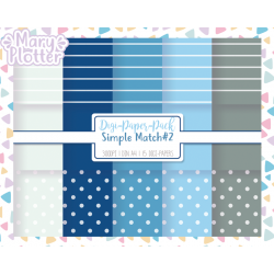 Simple Match 2 Digital Paper