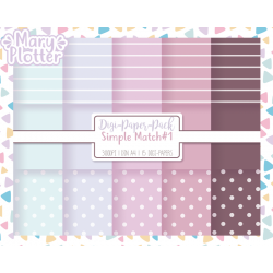 Simple Match 1 Digital Paper